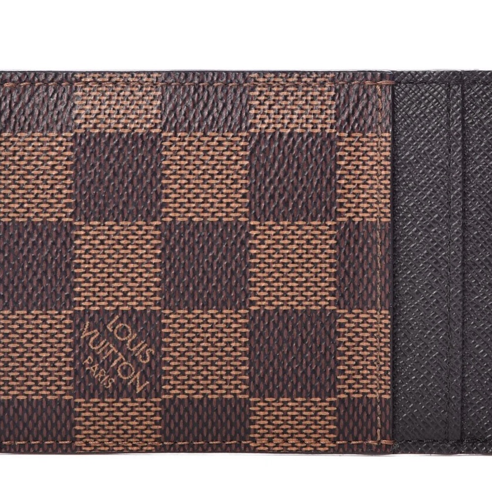 Louis Vuitton Brown and Black Checkered Key & Card Holder